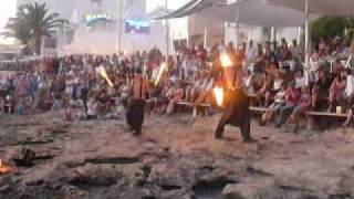 Playing with Fire Outside Cafe Del Mar B