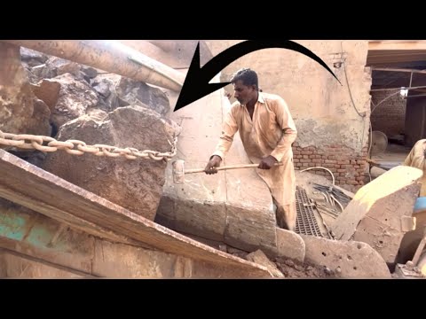 Amazing Stone Crushing Process | Jaw Crusher Crushing Huge Rocks