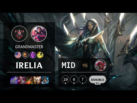 Irelia Mid vs Katarina - NA Grandmaster Patch 11.24b