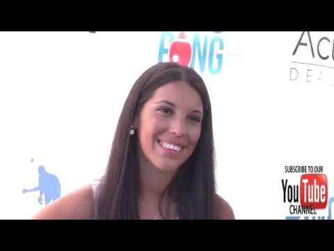 Malin Pettersson at Clayton Kershaw's 4th Annual Ping Pong 4 Purpose Celebrity Tournament at Dodger