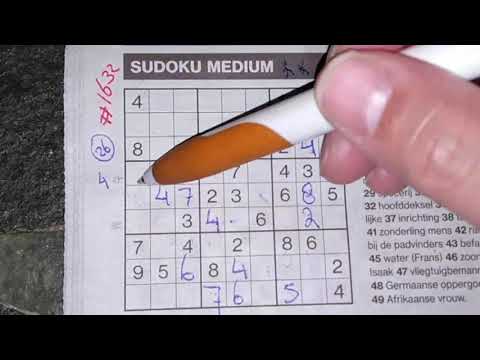 One for you, Sudoku friends! (#1632) Medium Sudoku puzzle. 09-28-2020