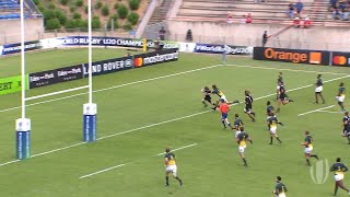 World Rugby U20 Highlights, Sudafrica-Nuova Zelanda 40-30