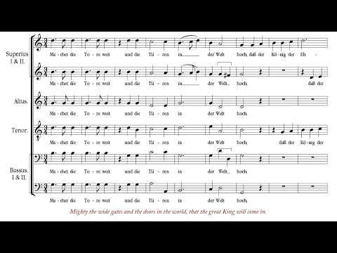 Hammerschmidt | Machet die Tore weit [á 6; Chor des Bayerischen Rundfunks]