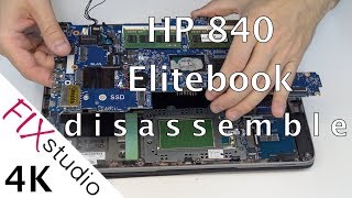 HP Elitebook 840 - disassemble [4K]