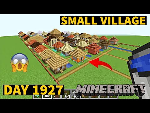 INSANE! Building Small Village in Minecraft