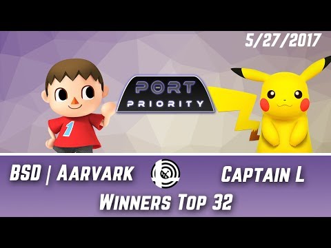 Port Priority - BSD | Aarvark (Villager)  Vs. Captain L (Pikachu) - Winners Top 32