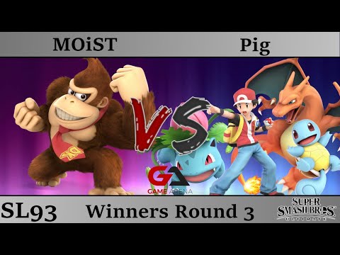 SmashLAN'd 93 -Winners Round 3:  MOiST (DK) vs Pig (PT, ICs)