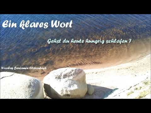 Ein klares Wort - Gehst du heute hungrig schlafen?