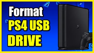How to Format USB Drive as EXFAT on PS4 Console (Fast Method)