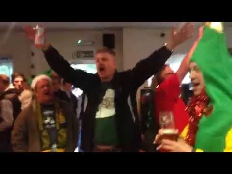 Horsham Supporters at Merstham Clubhouse. (Full Time)