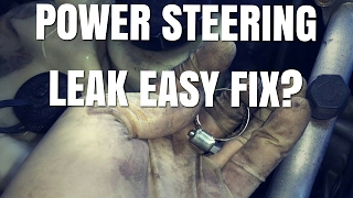 Here Is How To Fix A Common Power Steering Hose Clamp Leak