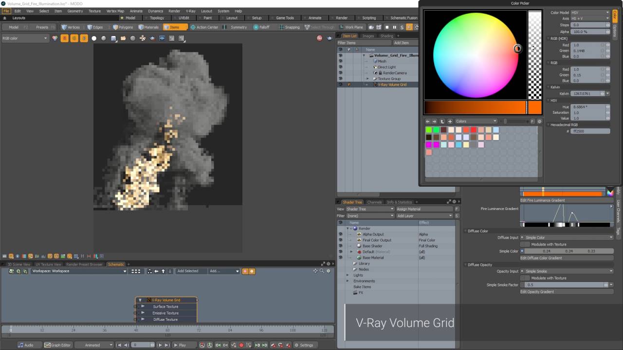 V-Ray for MODO – Volume Rendering