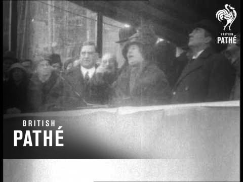 20,000 Ton Liner Launched 'duchess Of Bedford' (1928)