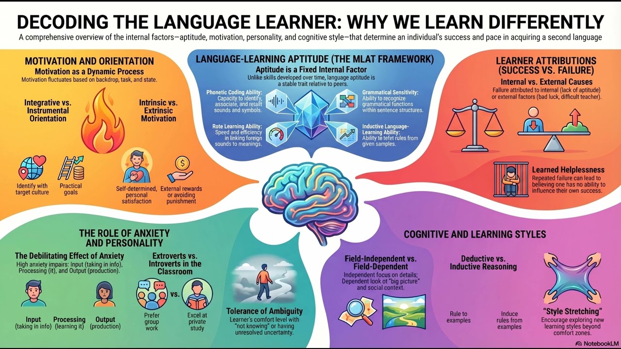 Individual Learner Differences & Language Learning