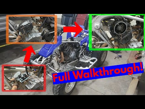Full Top End Engine Rebuild - Yamaha Warrior 350 (Camshaft, Rocker arms, Piston, Valves, Cylinder)