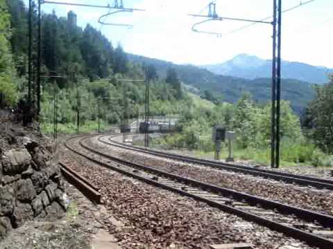 Zugspektakel bei der Engstelle! TEIL 1 / Spettacolo ferroviario alla strettoia! 1a PARTE