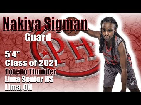 Nakiya Sigman's 2018 Toledo Thunder Highlights [Premier Highlights]