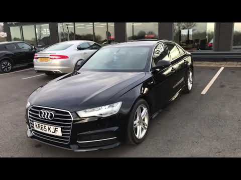 2015 black audi a6 2.0 TDI ULTRA S LINE