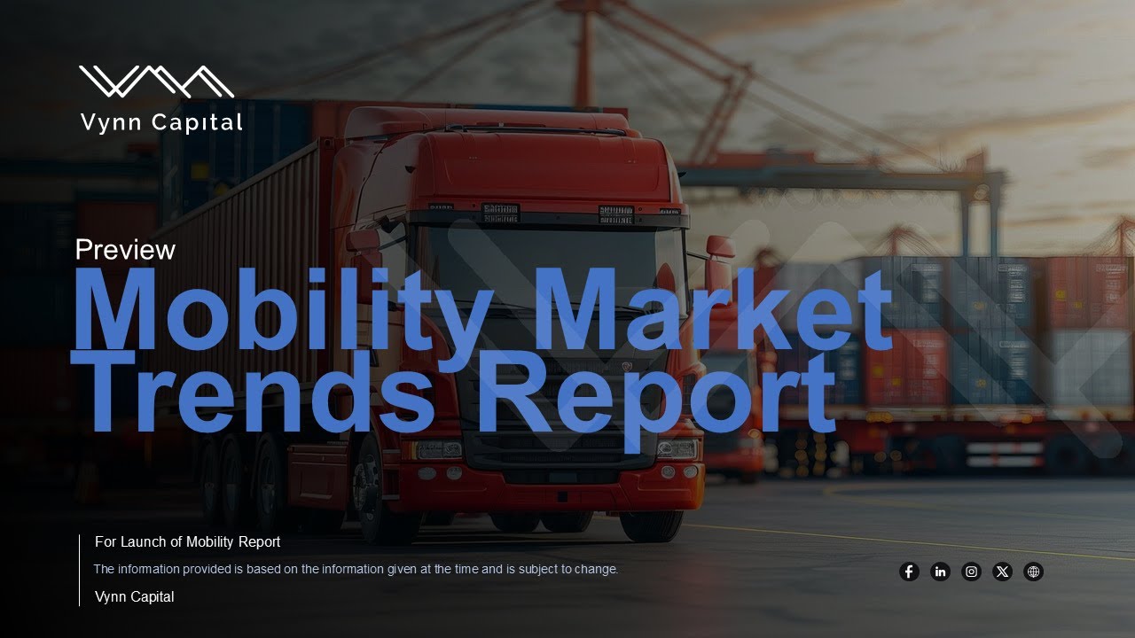 Mobility Market Trends Report Launch: Presentation