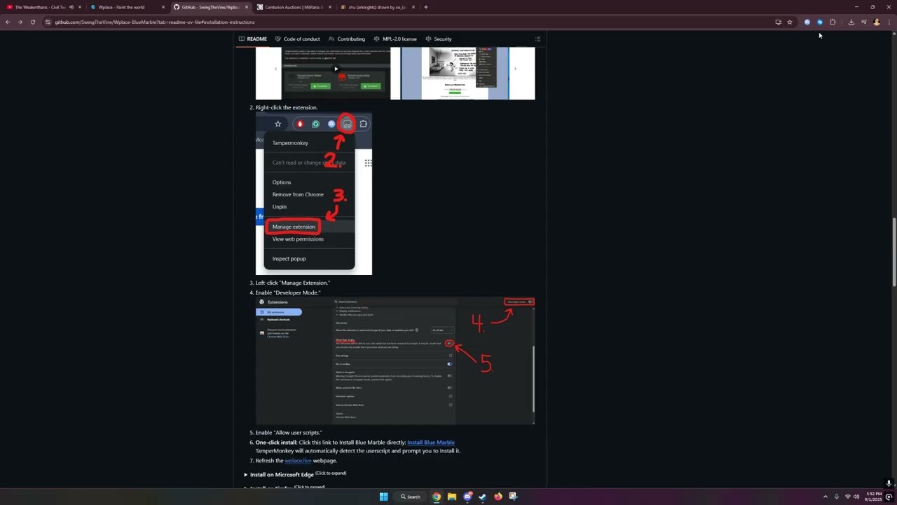 Blue Marble Install Tutorial For Chrome