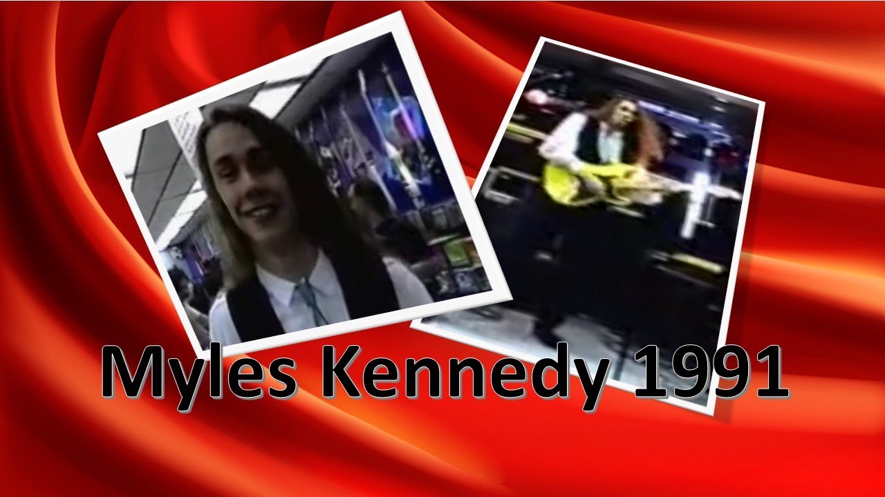 Myles Kennedy (of Alter Bridge) 1990/91 Spokane Music World Guitar Contest (winner) - YouTube