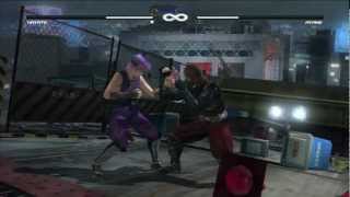 Hayate vs Ayane Gameplay