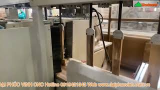 MÁY PHAY TUABI CNC 2 Trục Woodmaster Làm Chân Ghế Siêu nhanh - an toàn 👍👍👍