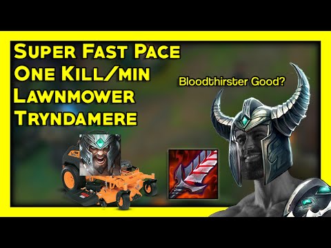 One Kill/Min  Lawnmower Mid Tryndamere - Unranked to Challenger Day 2