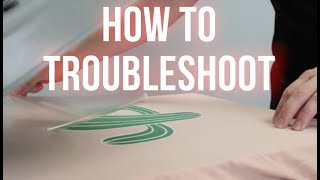 Trouble Shooting with Heat Transfer Vinyl- HTV