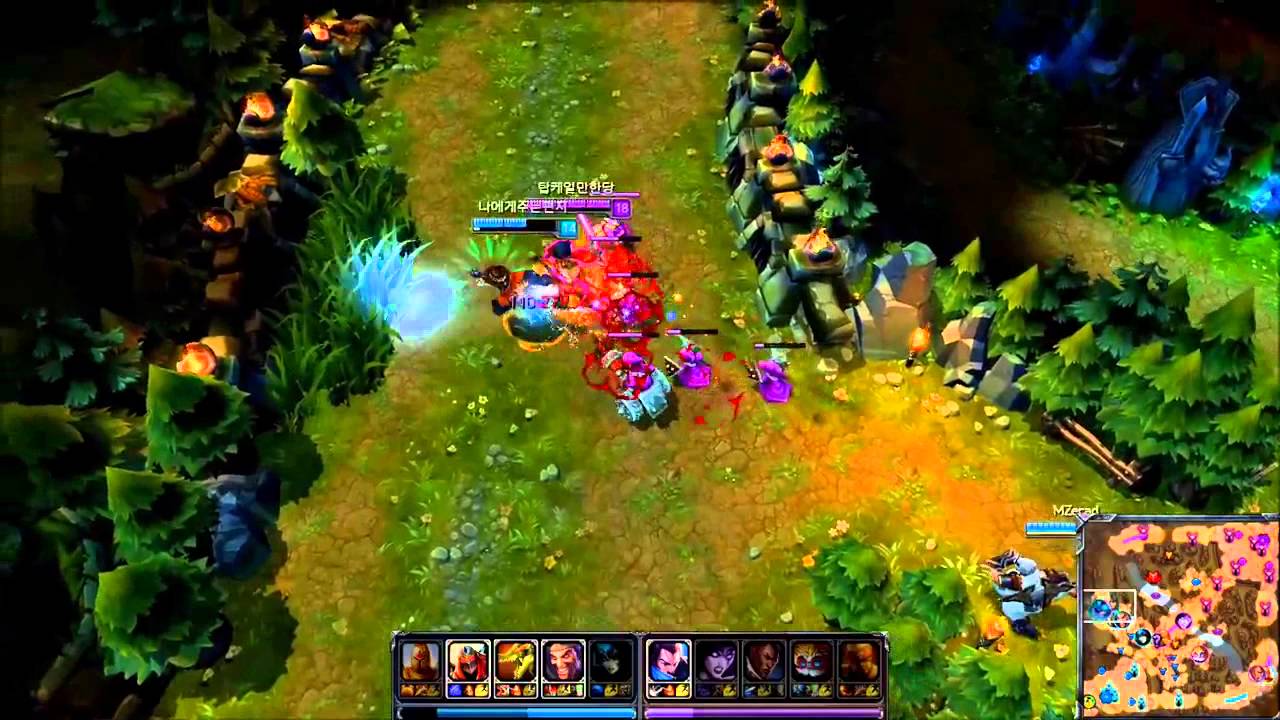Liên Minh Huyền Thoại: Yasuo 1v4 quá tỉnh lv Hàn xẻng
