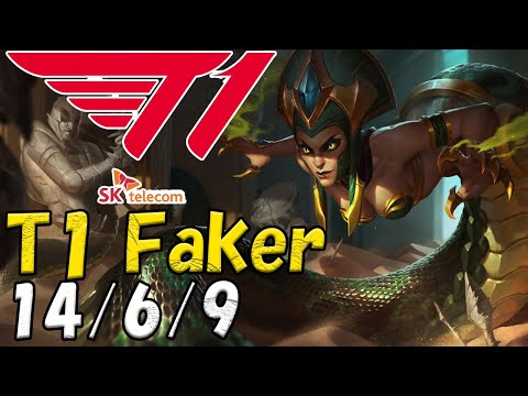T1 Faker カシオペア(Cassiopeia) VS アーリ(Ahri) MID patch 13.11 KR RANK
