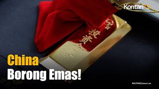 China Borong Emas Rp2.849 Triliun, Strategi Kurangi Ketergantungan pada Dollar A