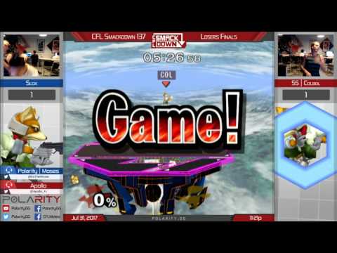 CFL Smackdown 137 Melee - Slox (Fox) vs SS | Colbol (Blue) - Losers Finals