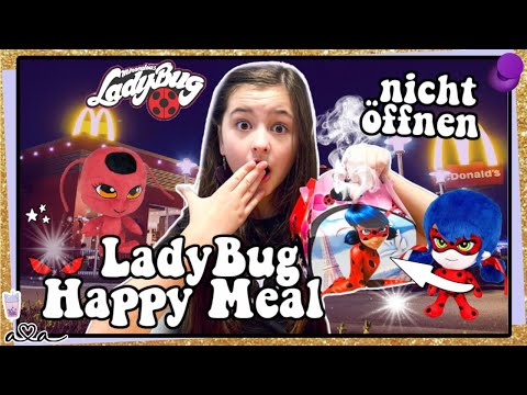 ÖFFNE & ESSE niemals MIRACULOUS LADYBUG HAPPY MEAL 💜 Alles Ava