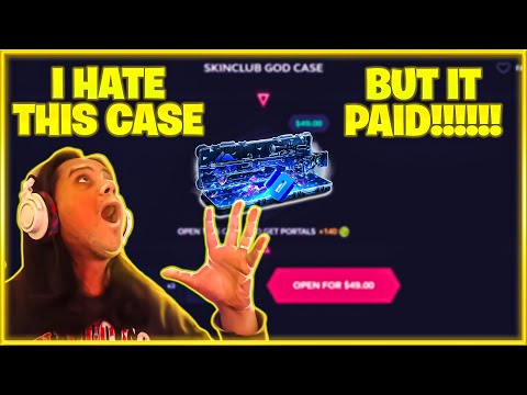 THE CASE I HATE ACTUALLY PAID! (SKINCLUB PROMOCODE)