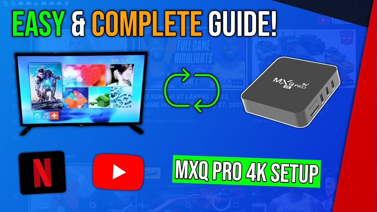 MXQ Pro 4K Android TV Box: How to Setup with your TV! (Unboxing & Review)