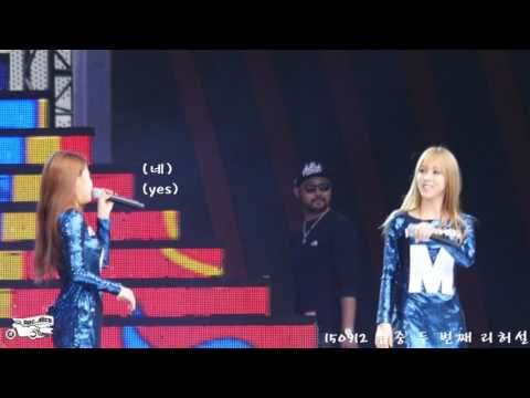 150912 마마무 "Mr. 애매모호" - 뭐 지금 저한테 관심 있으세요? / 네!