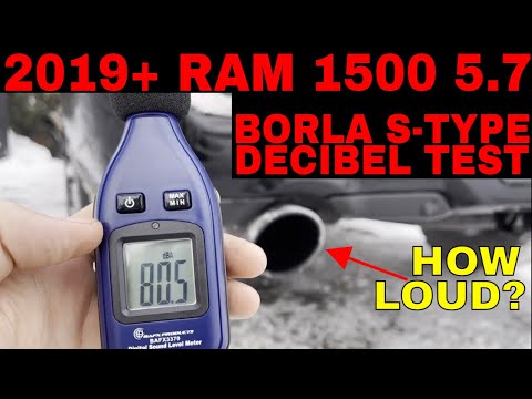 Ram 1500 Borla S-Type Sound Decibel Test