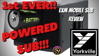 Video thumbnail for BATTERY POWERED SUBWOOFER/YORKVILLE EXM MOBILE SUB/MADE IN CANADA by DJ Nines World