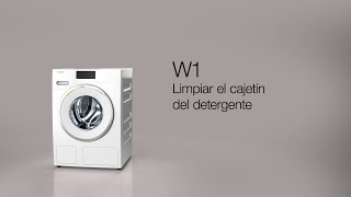 Miele Cómo limpiar el cajetín del detergente en la lavadora WWV980 WPS  anuncio