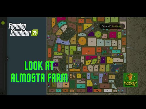 First Look at Almosta Farms Map 🚜 | Custom Crops, Productions & Layout | Farming Simulator 25