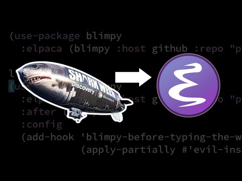 How To Type Blimpy In Emacs