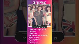 Def Leppard MIX Best Songs #shorts ~ 1970s Music So Far ~ Top British Metal, Rock, Pop, Hair Met
