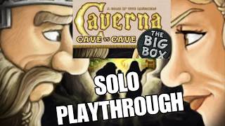 Caverna: Cave vs Cave Big Box (Era I and II) Solo Playthrough