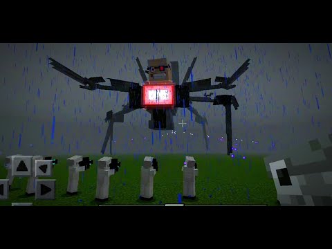 Insane Scientist Toilet V3 Invades Minecraft