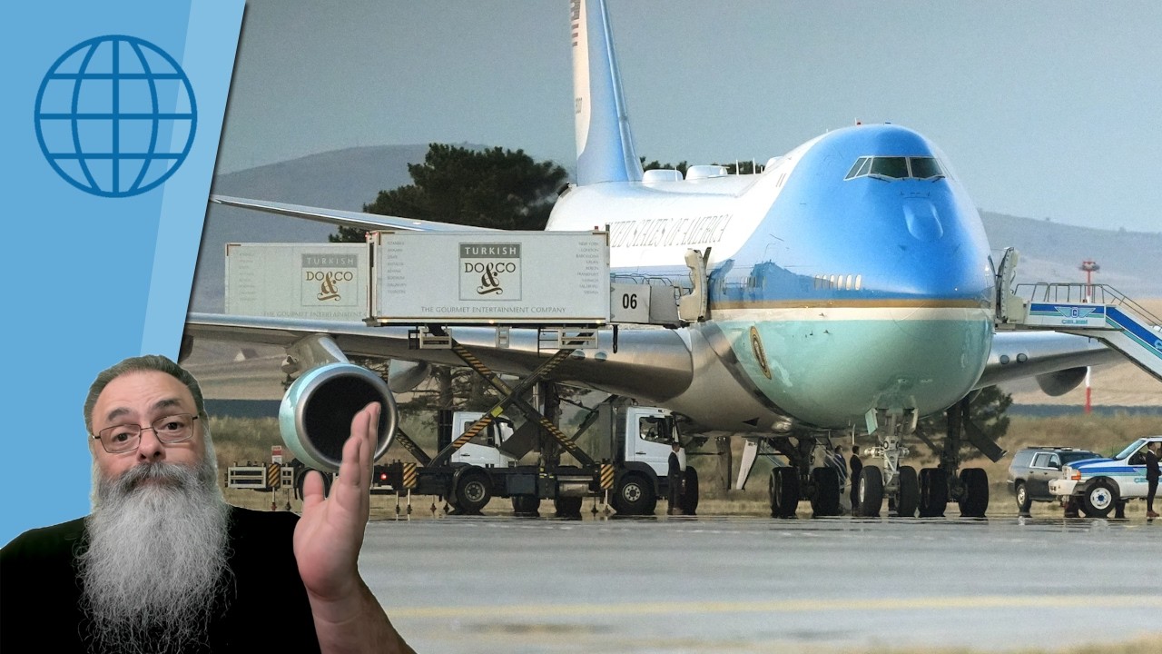 TRUMP troca de AVIÃO pelo CAMINHÃO de CATERING, devido a AMEAÇA TERRORISTA do IRÃ