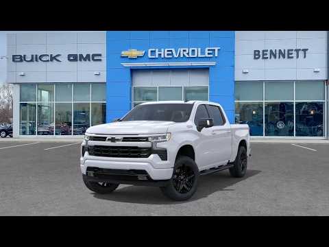2026 Chevrolet Silverado 1500 Crew Cab Short Box 4-Wheel Drive RST in White for sale at Bennett Chevrolet Cadillac Buick GMC Ltd. in Cambridge, ON