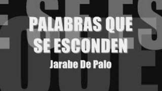 Jarabe De Palo Palabras que se esconden