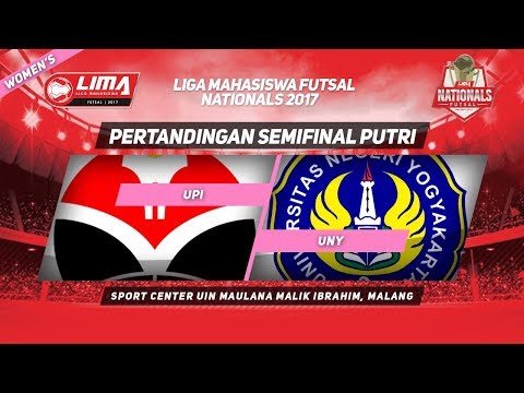 UPI vs UNY di Semifinal LIMA Futsal Nationals 2017 (Women's)