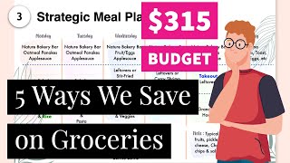 How We Save on Groceries | $315 Monthly Budget | Grocery Haul